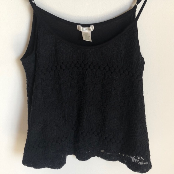 Bozzolo Black Lace Crop Top! - Picture 4 of 5